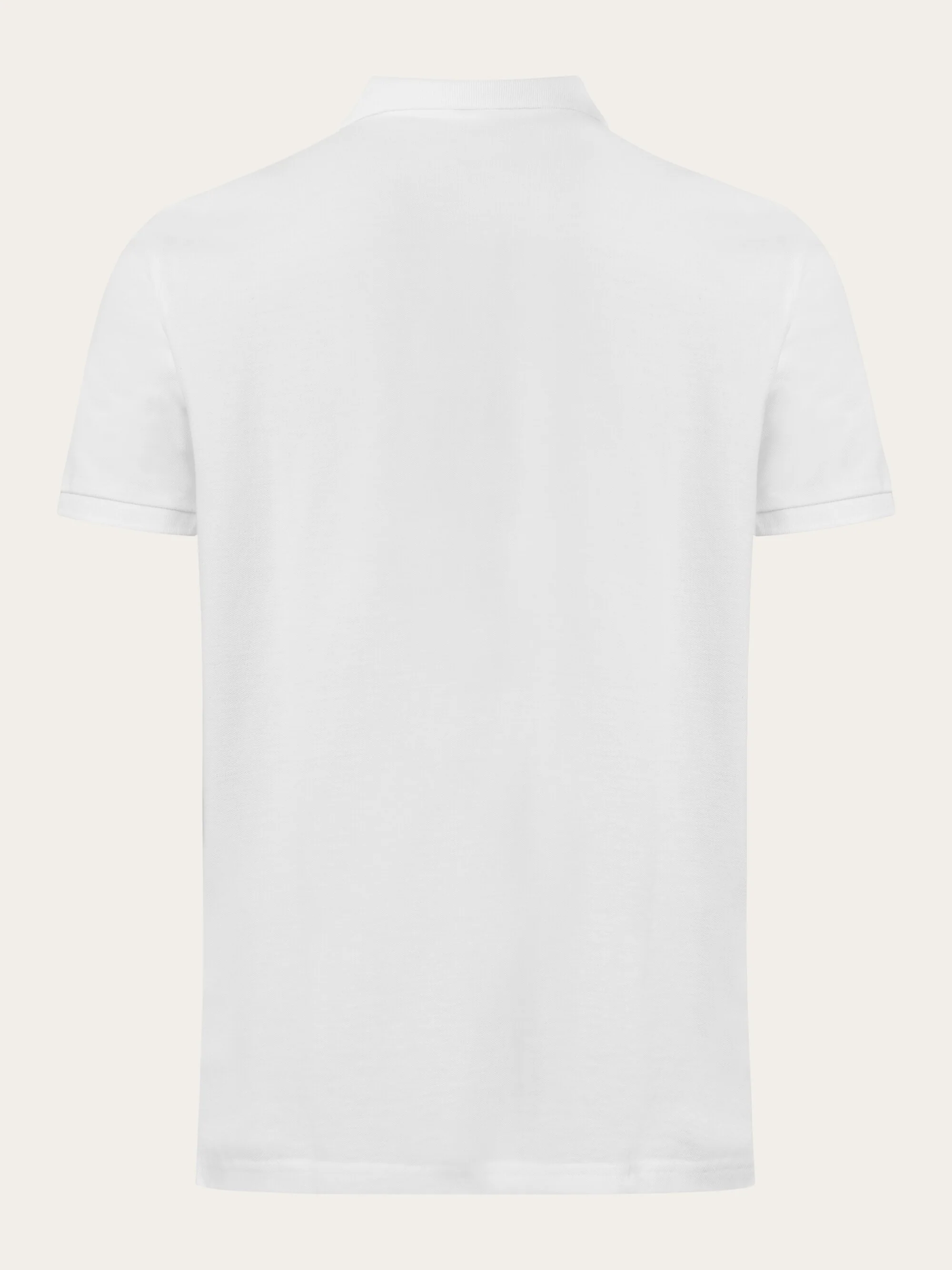 Basic badge polo - Bright White - Image 6