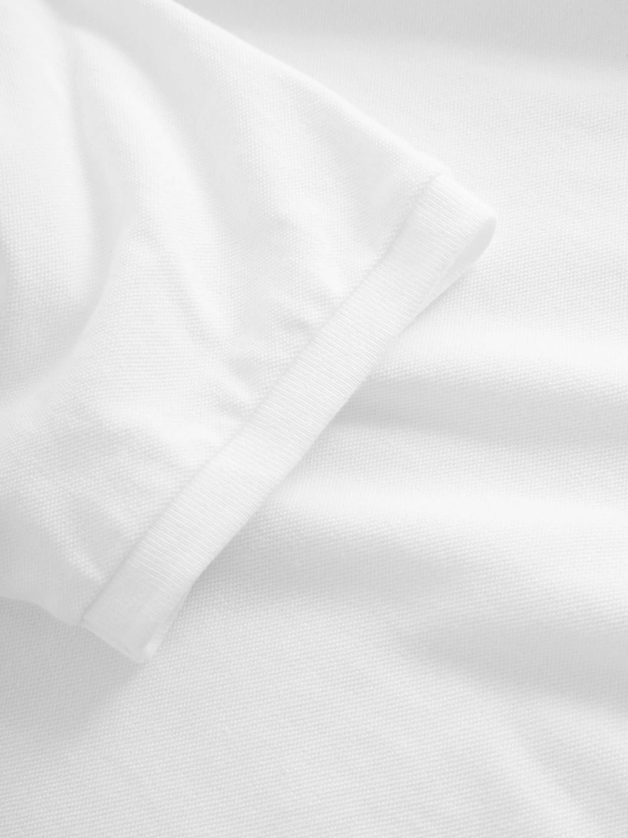 Basic badge polo - Bright White - Image 9