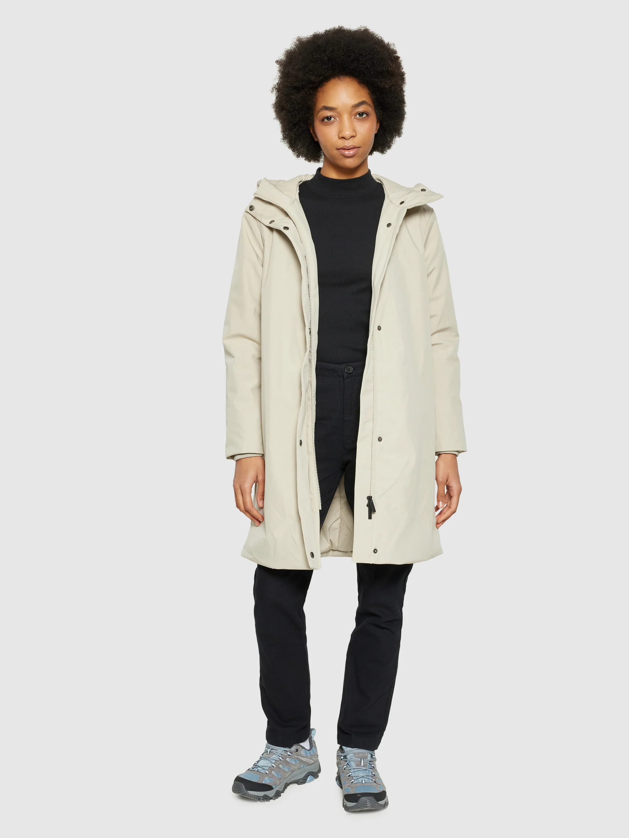 Soft shell jacket - Light feather gray - Image 4