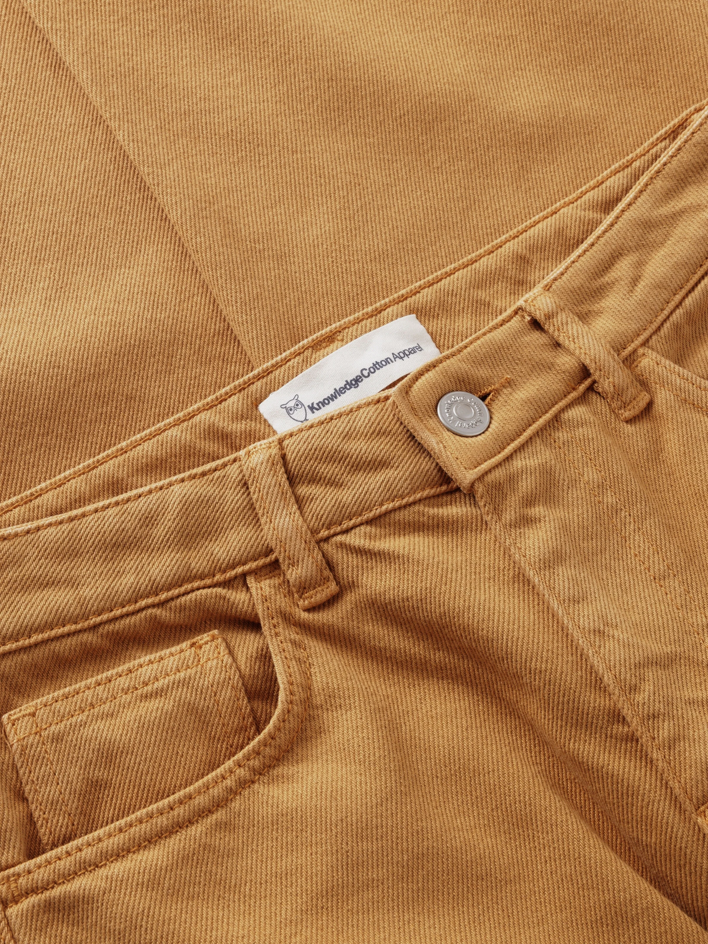 Stella slim twill pants - Apple Cinnamon - Image 3