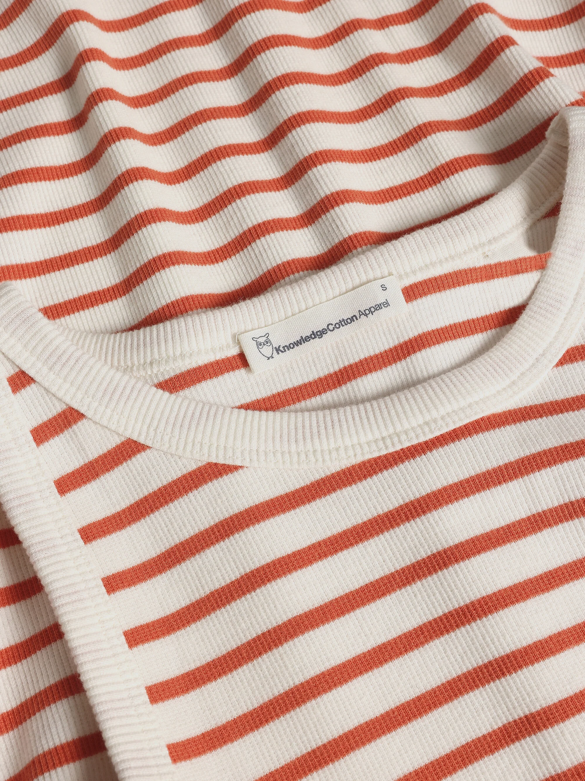 Striped racer rib top - Red Stripe - Image 2