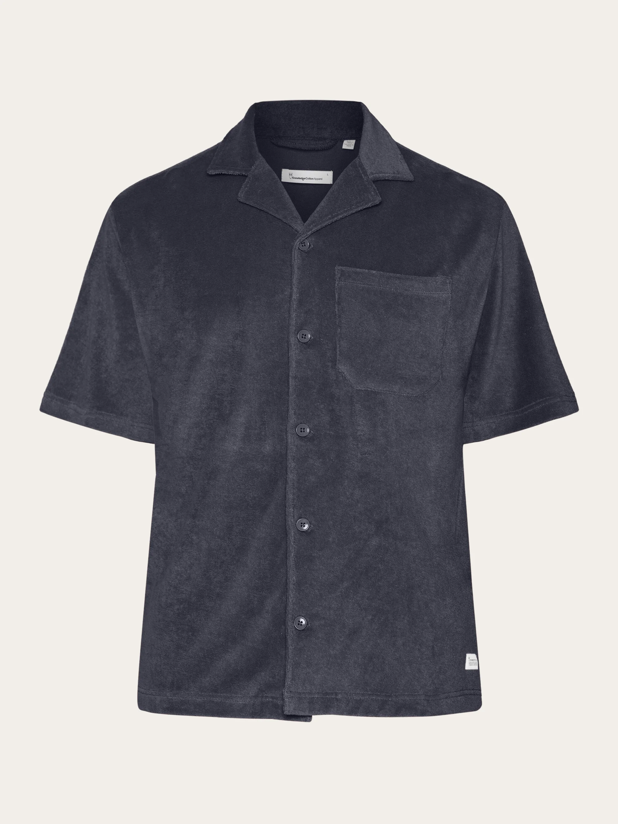 Terry loose short sleeve shirt - Night Sky