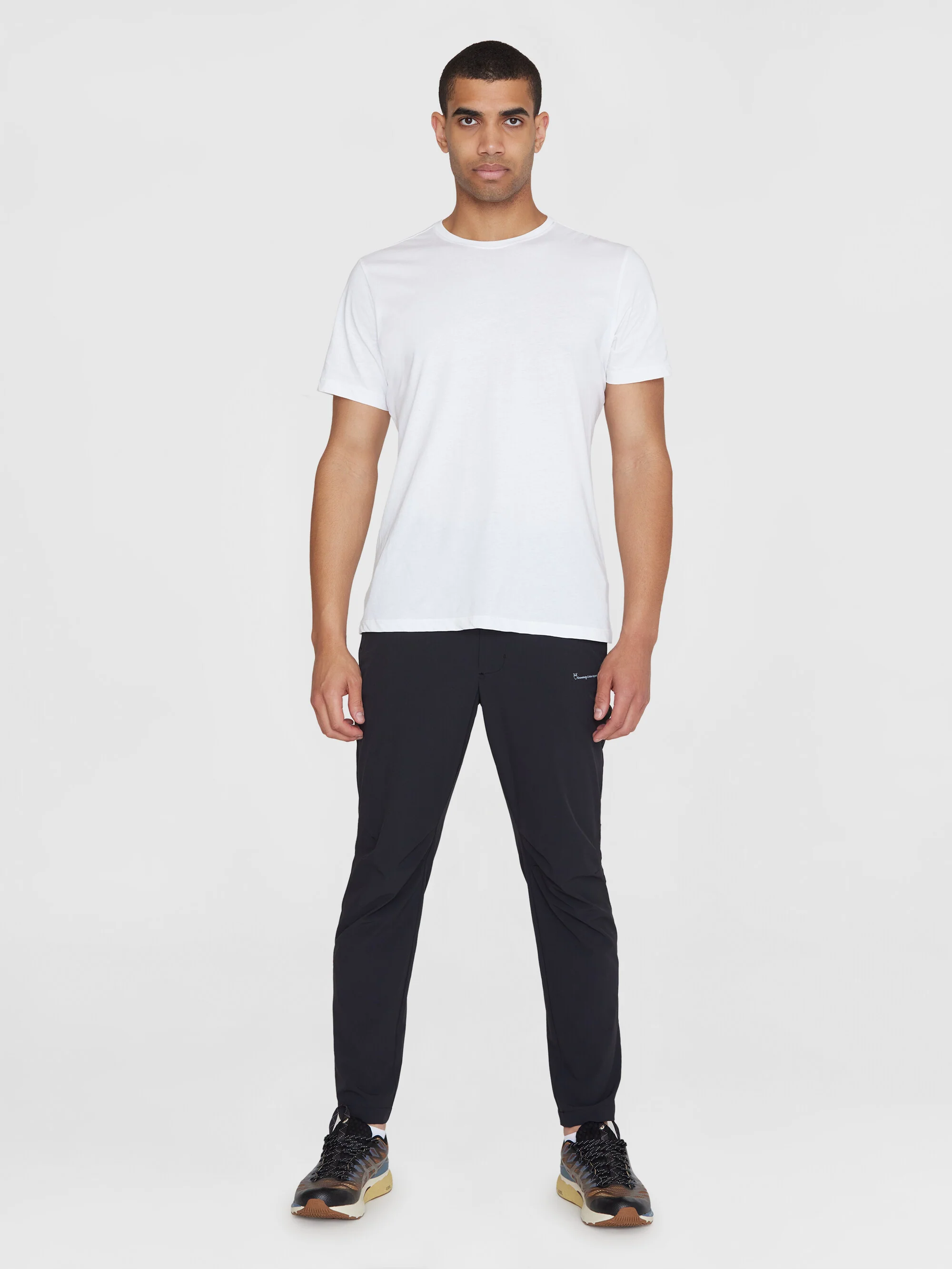 TIM tapered elastic waist string pants - GRS/Vegan - Black Jet - Image 4