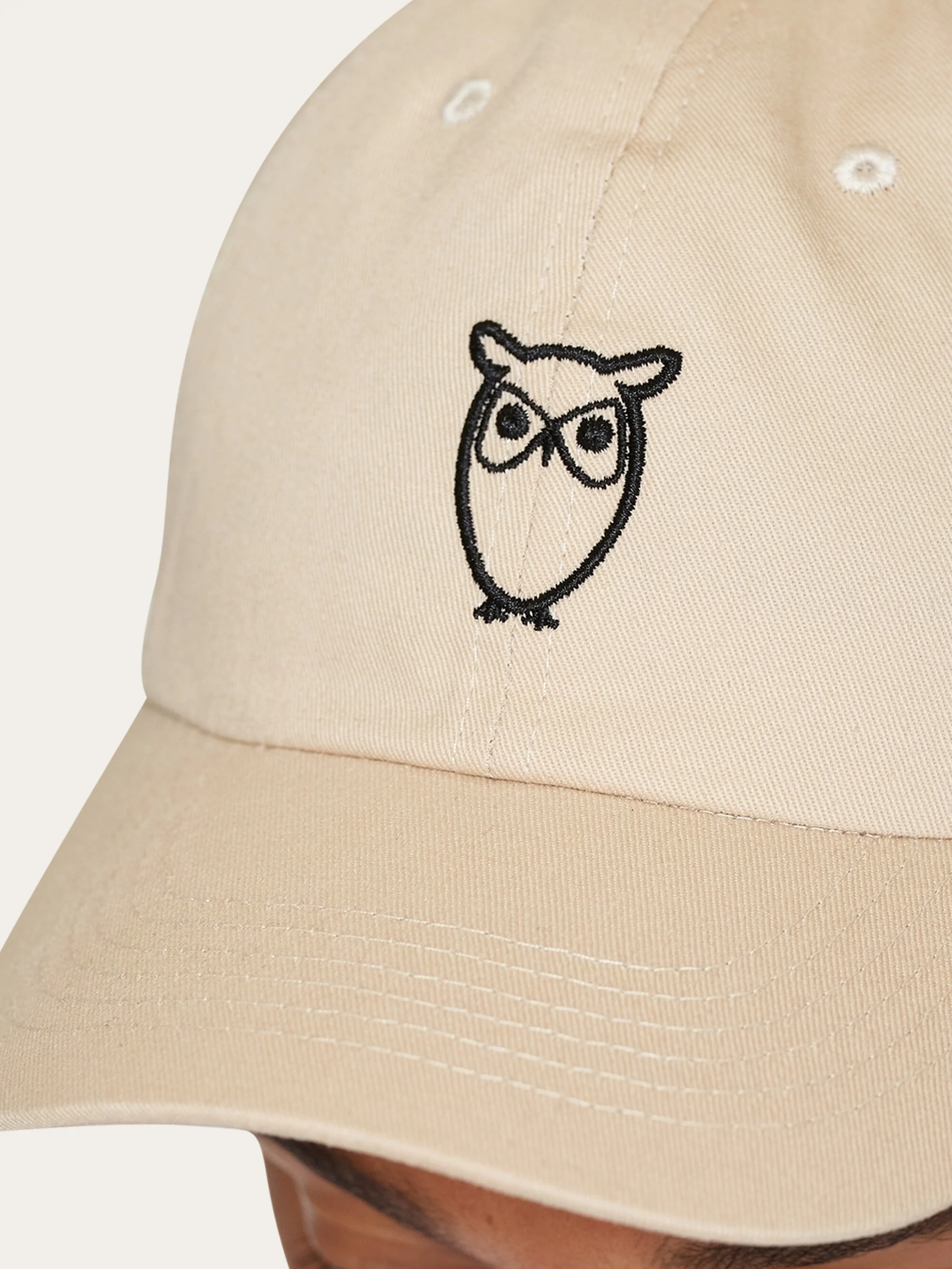Twill logo cap - Light feather gray - Image 4