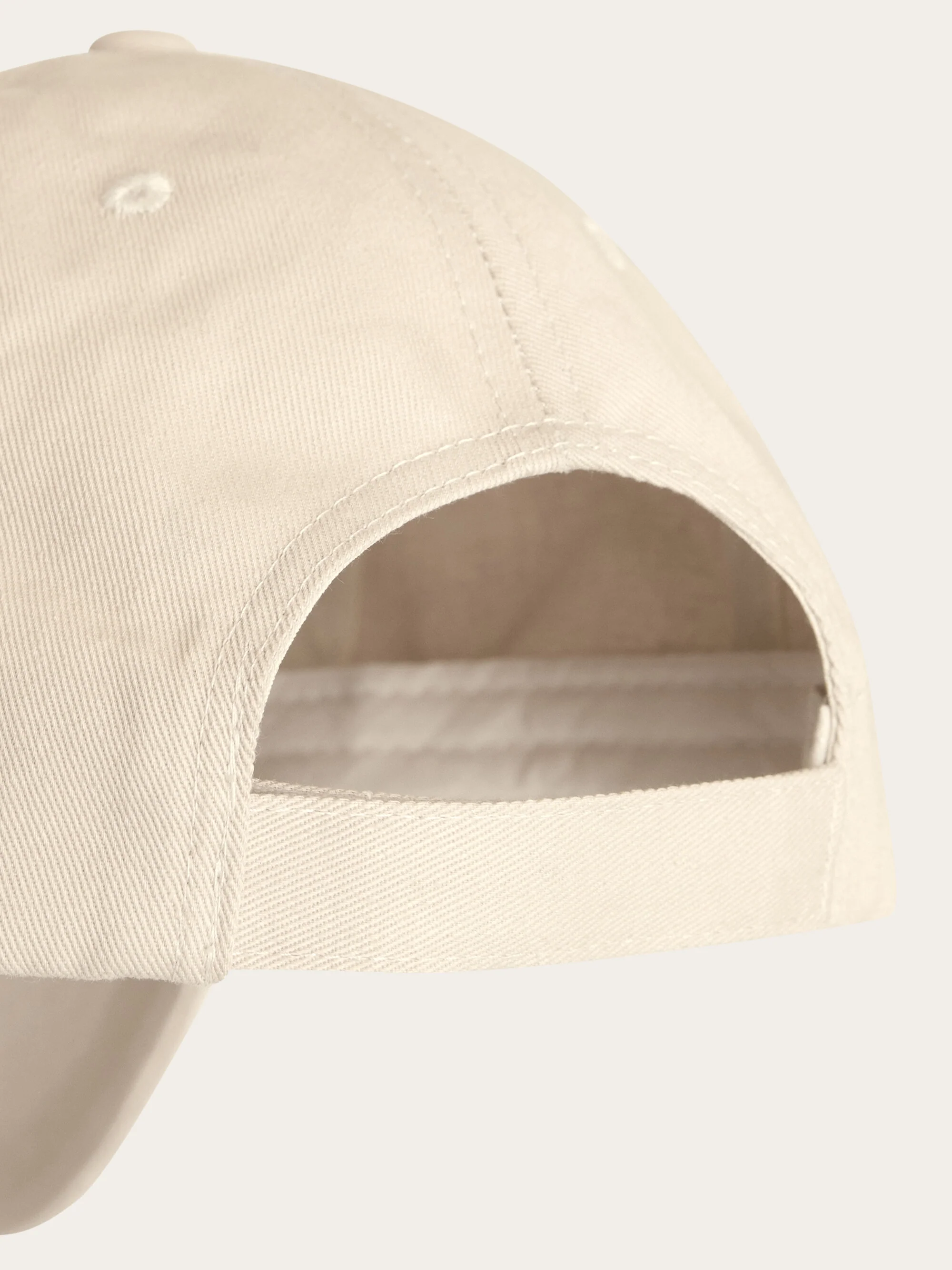 Twill logo cap - Light feather gray - Image 5