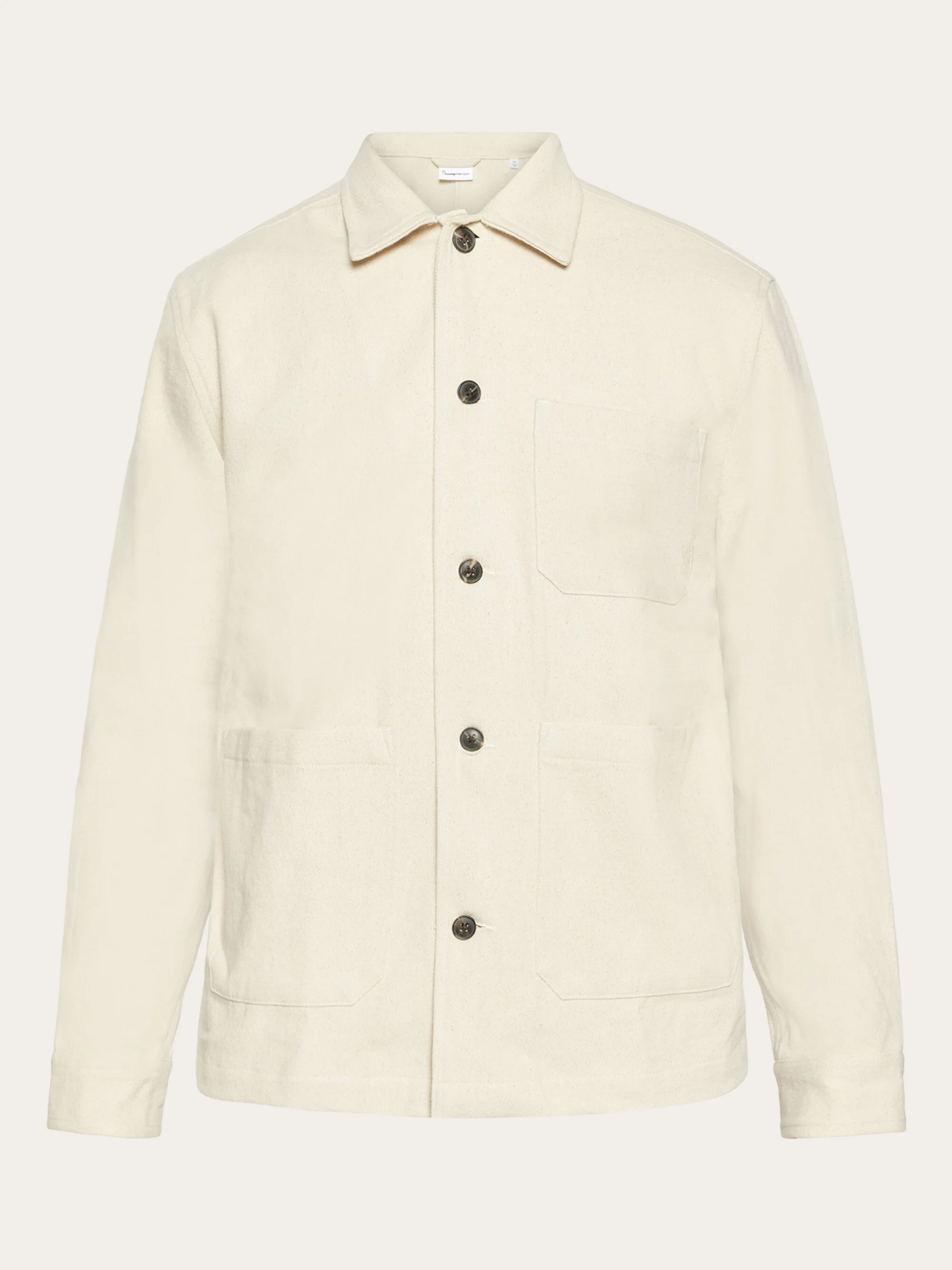 Twill overshirt GOTS/Vegan - Egret