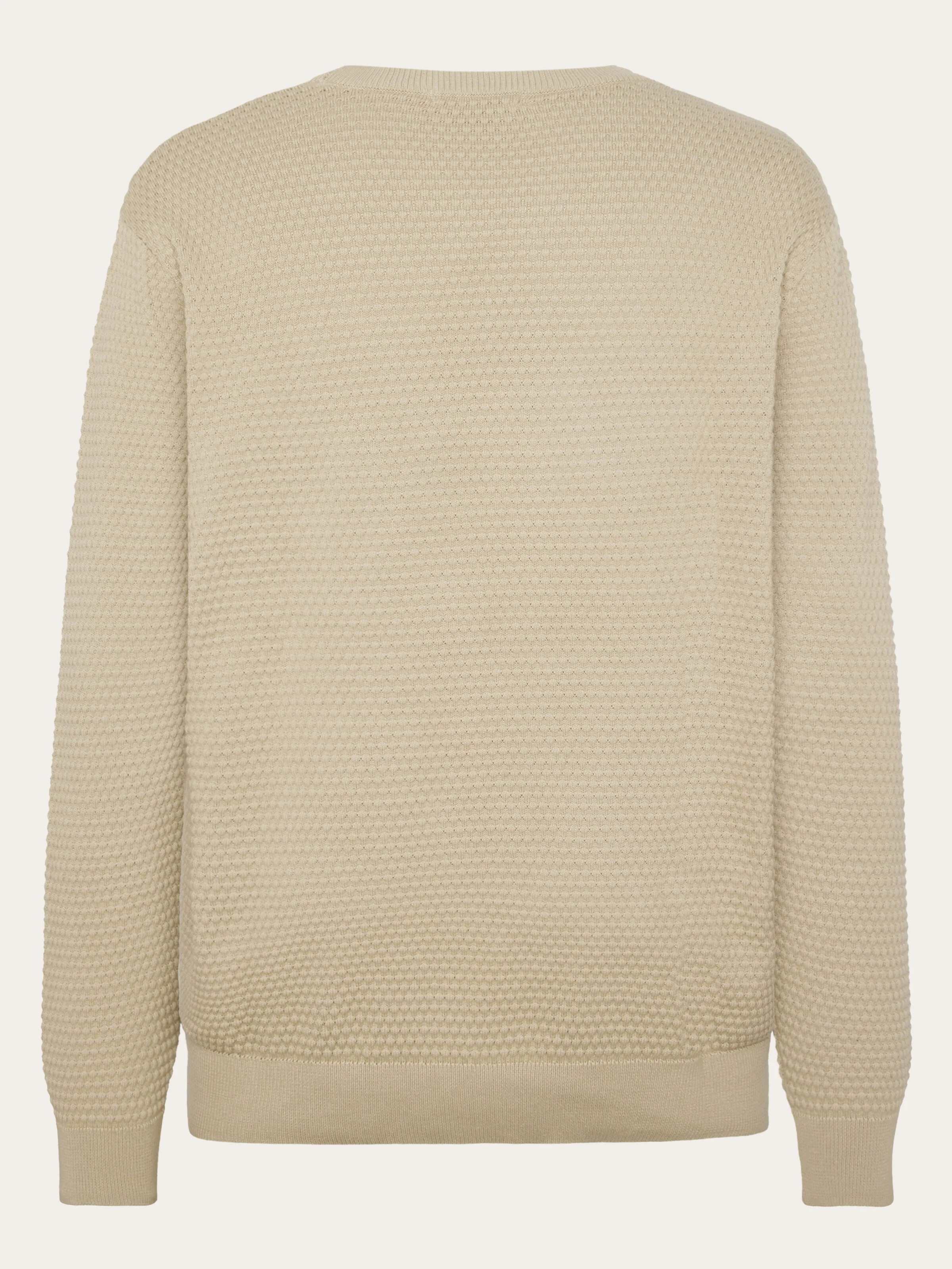 Bubble knit core crew neck - Light feather gray - Image 4