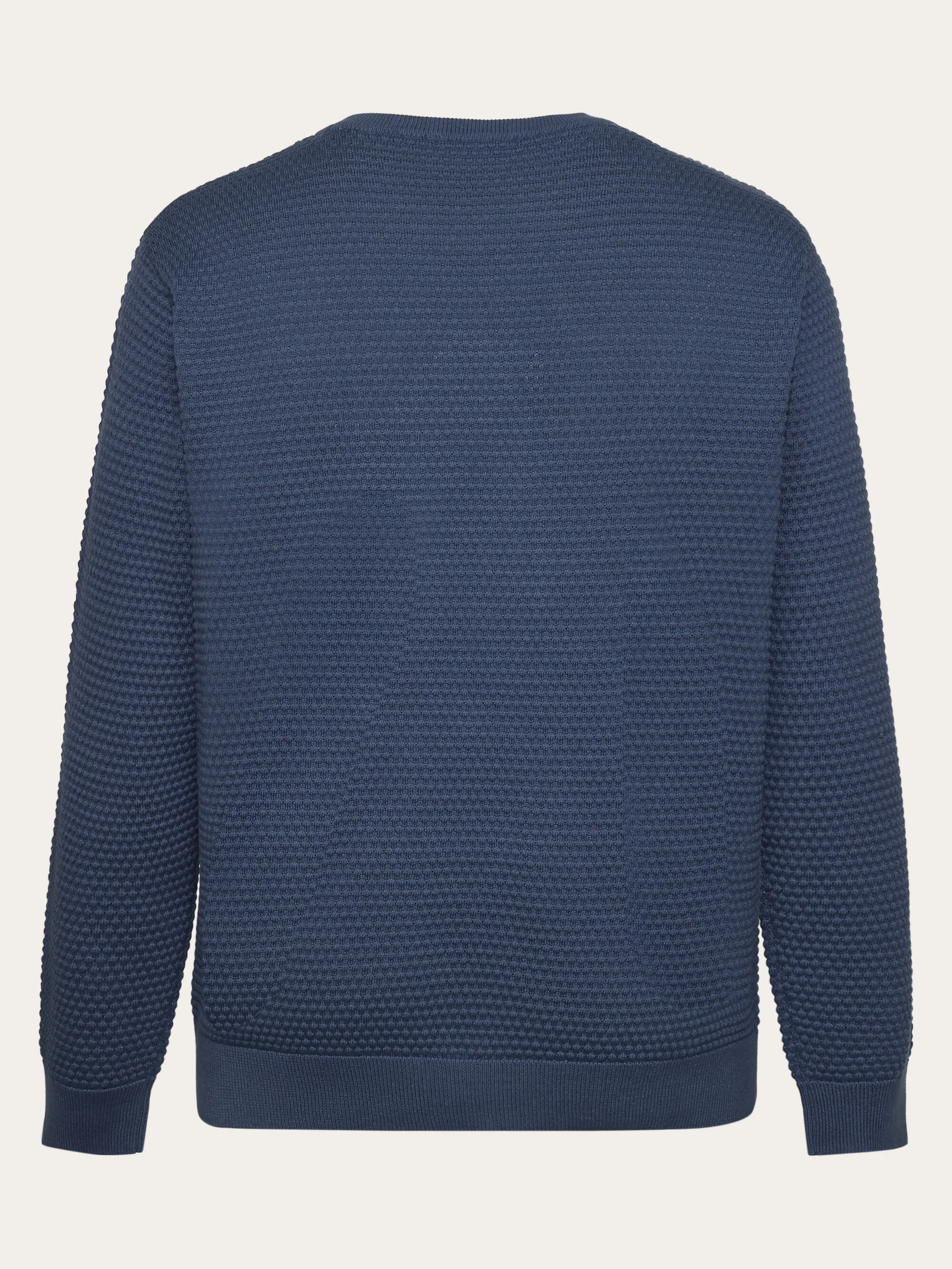 Bubble knit core crew neck - Vintage Indigo - Image 3