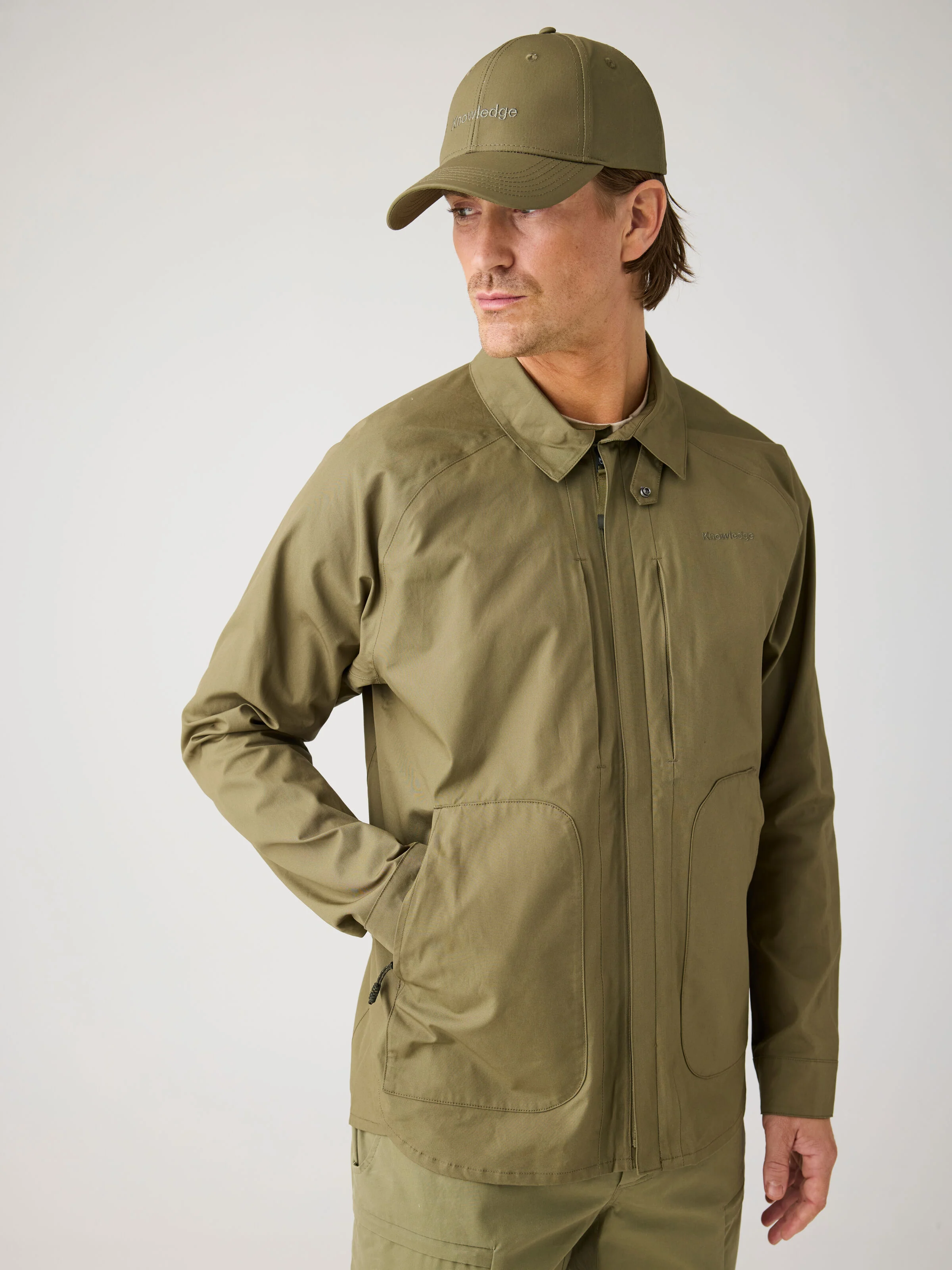 Vent canvas 200 jacket - Burned Olive - Image 2