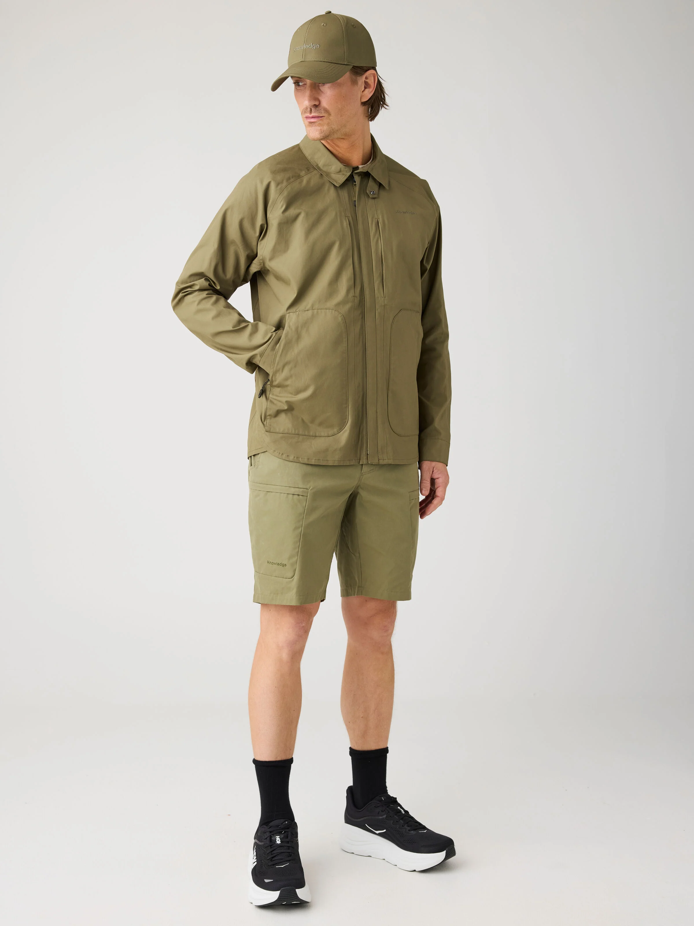Vent canvas 200 jacket - Burned Olive - Image 3