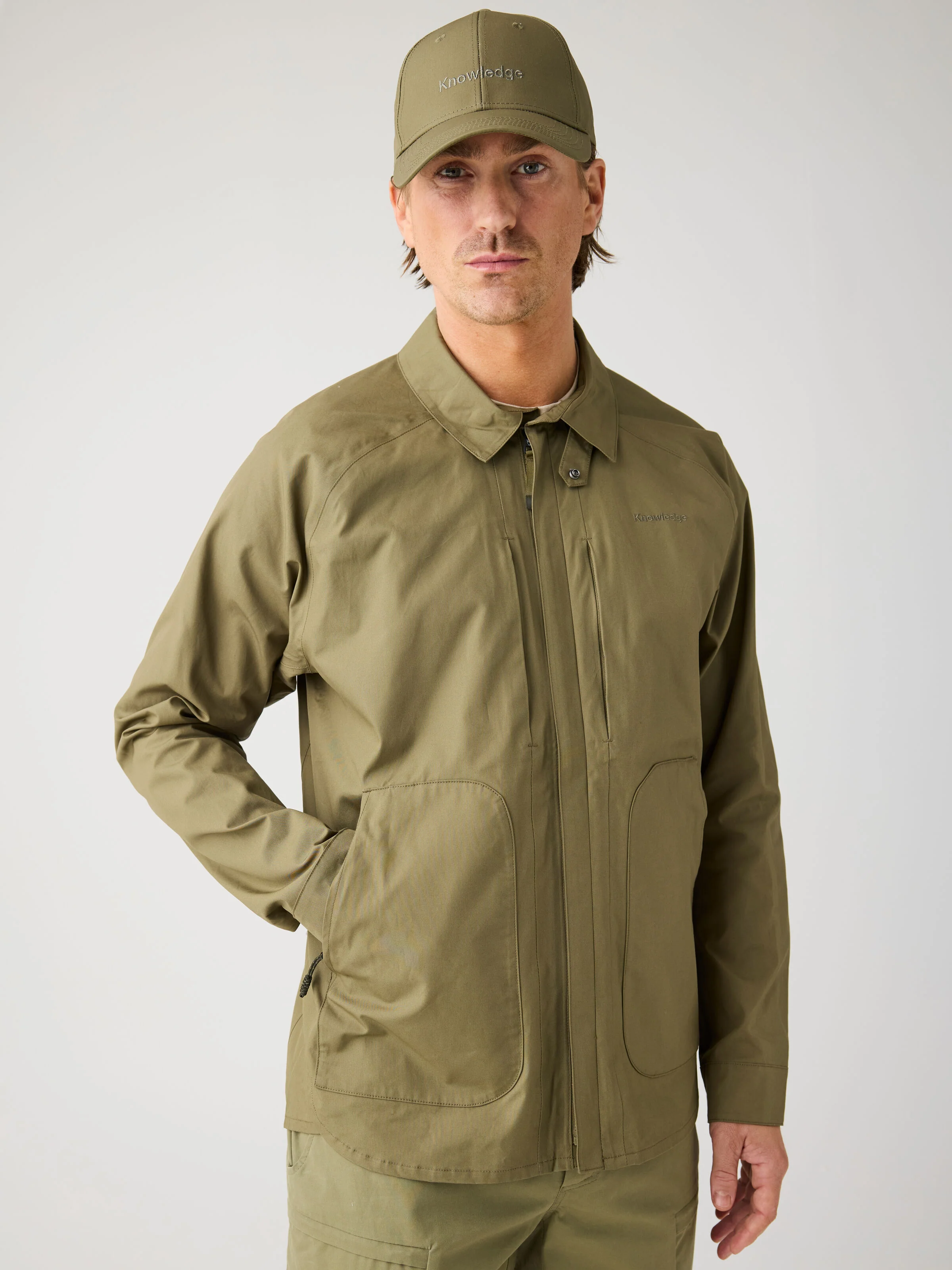 Vent canvas 200 jacket - Burned Olive - Image 4