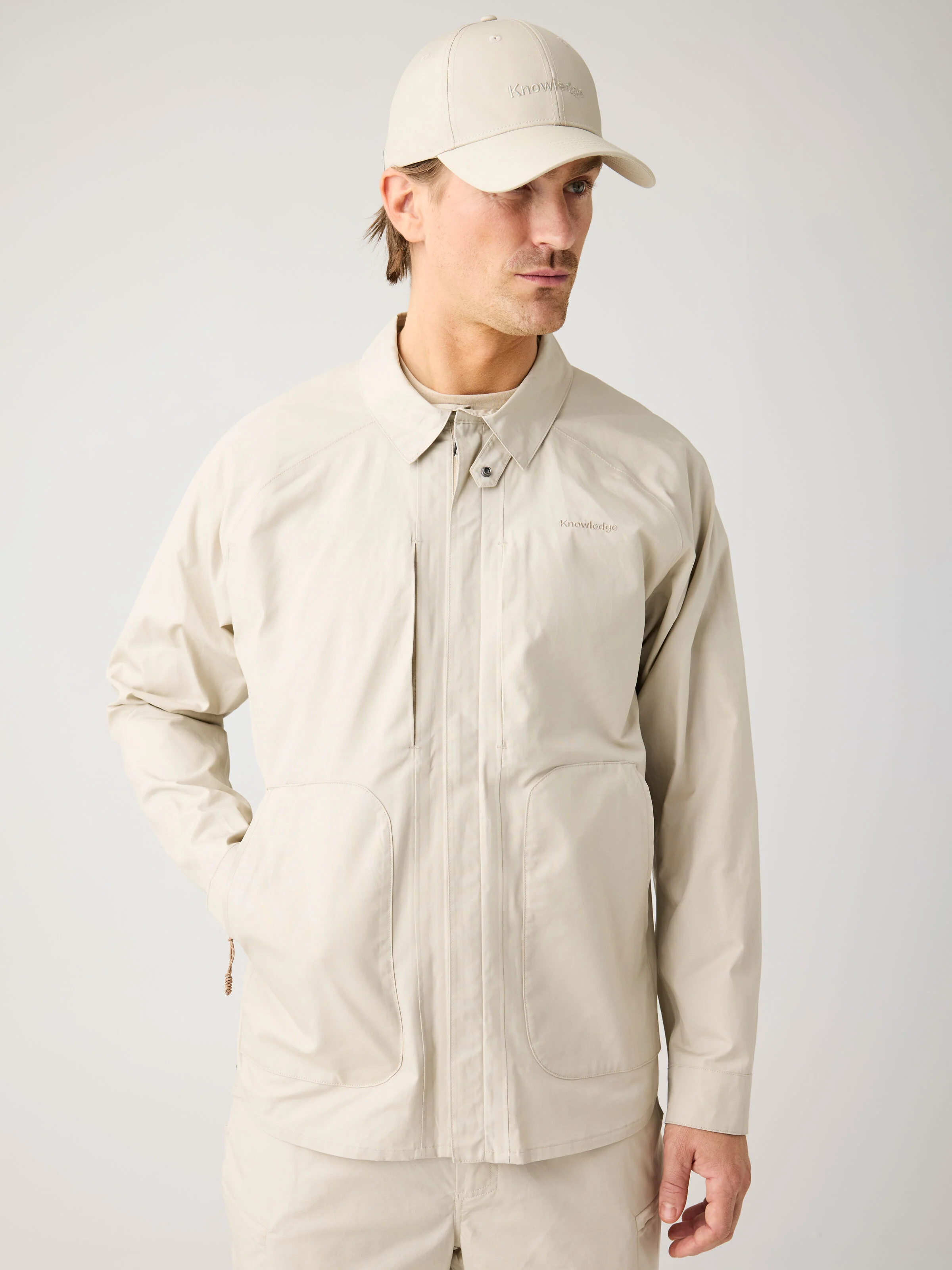 Vent canvas 200 jacket - Light feather gray - Image 2