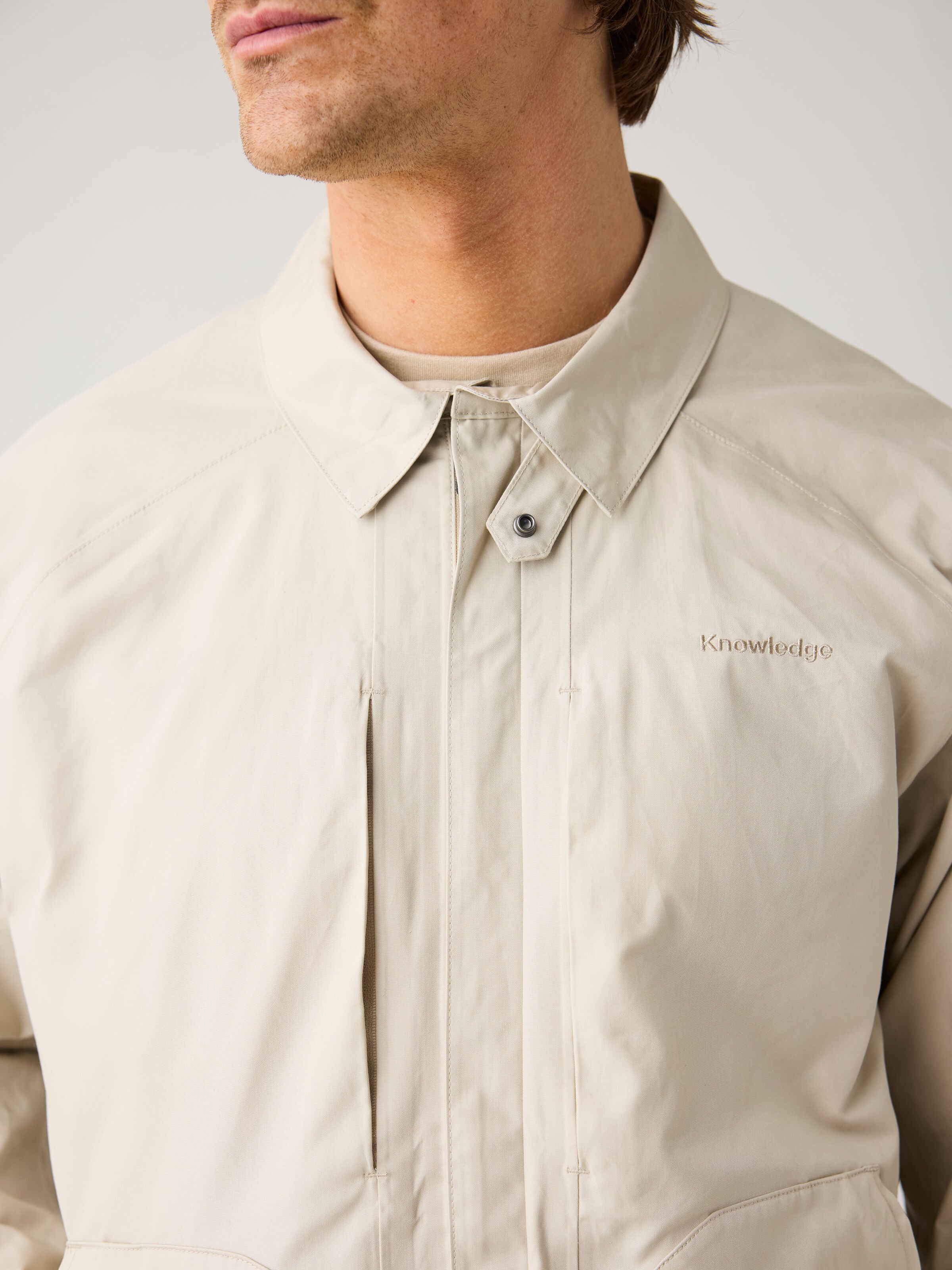 Vent canvas 200 jacket - Light feather gray - Image 5