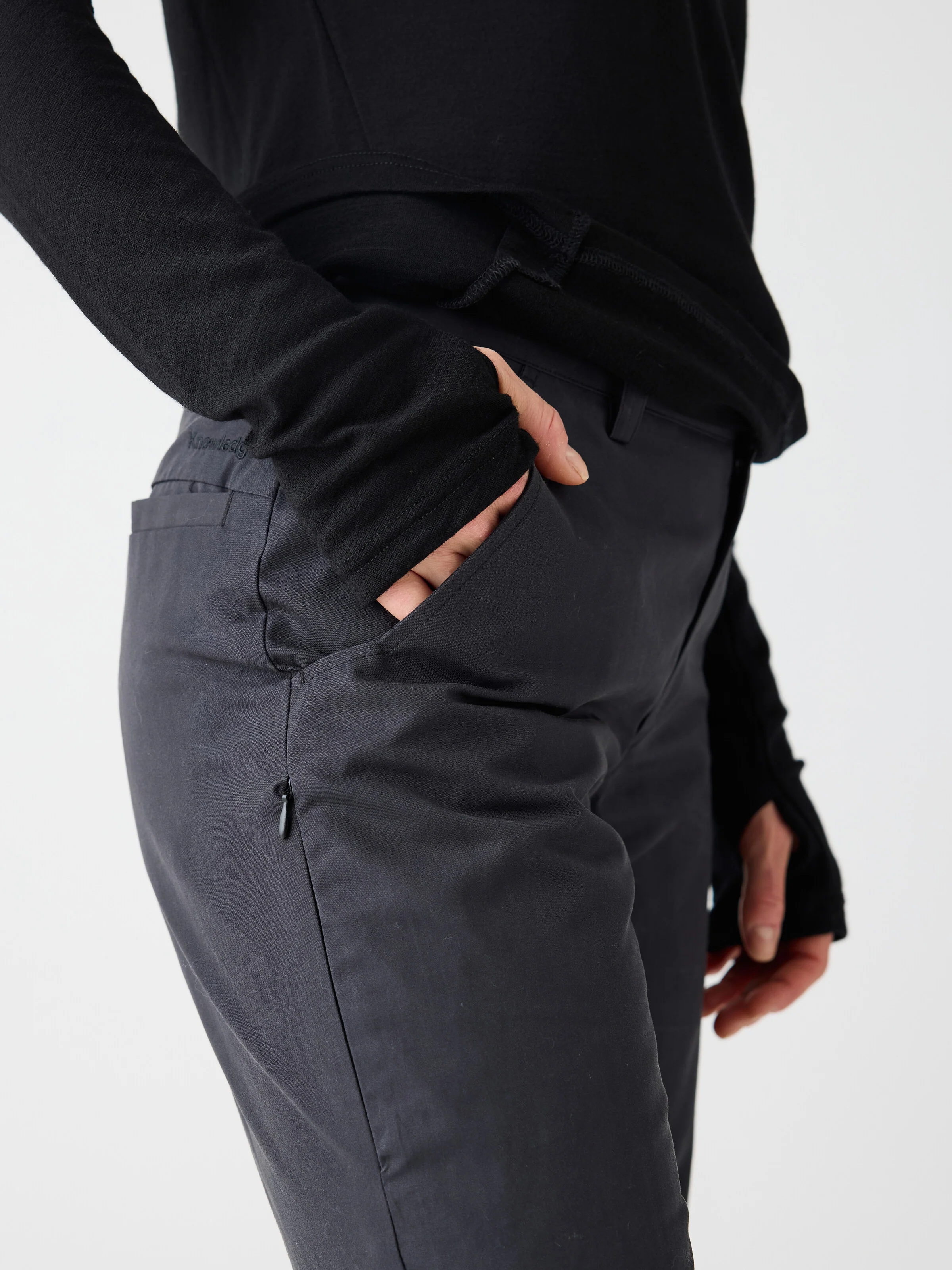 Vent canvas 200 pants - Black Jet - Image 3
