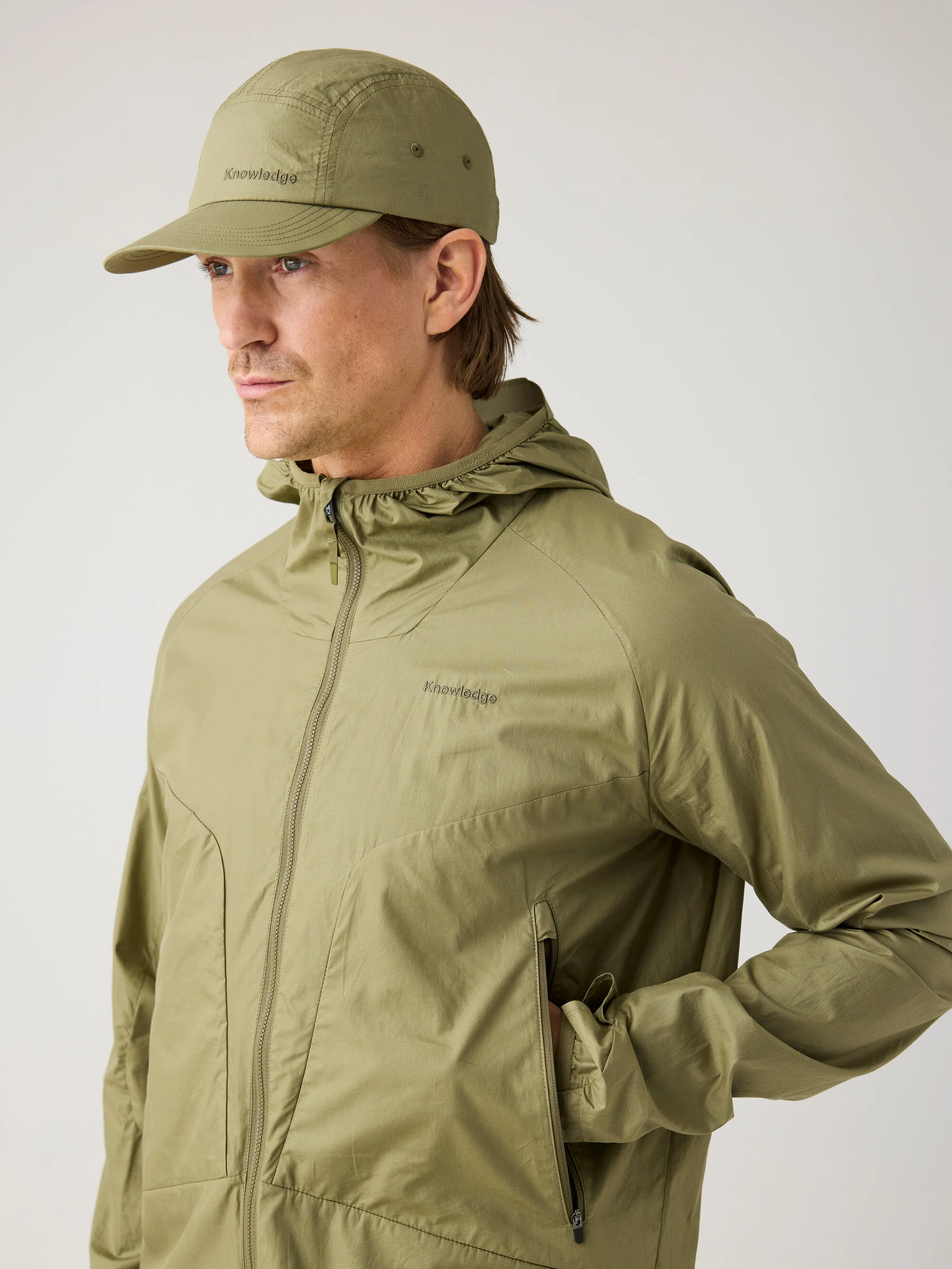 Vent ripstop 90 5-panel cap - Burned Olive - Image 3