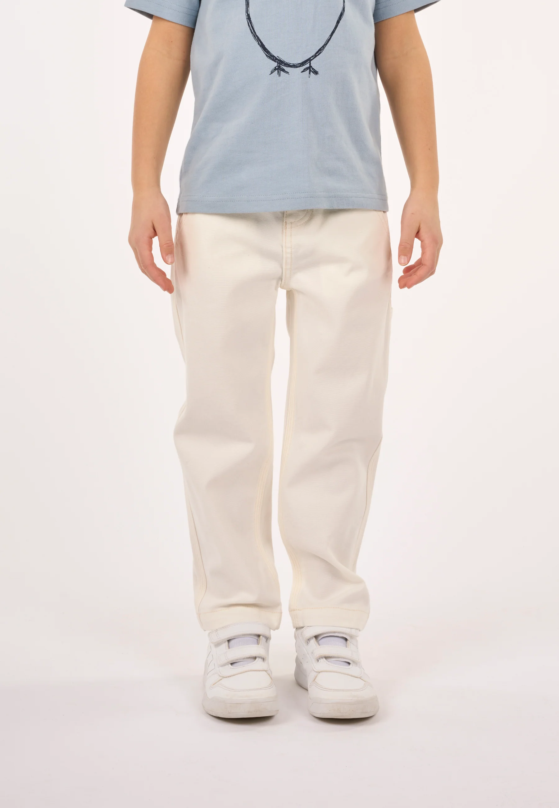 Wide fit pant - Star White - Image 2