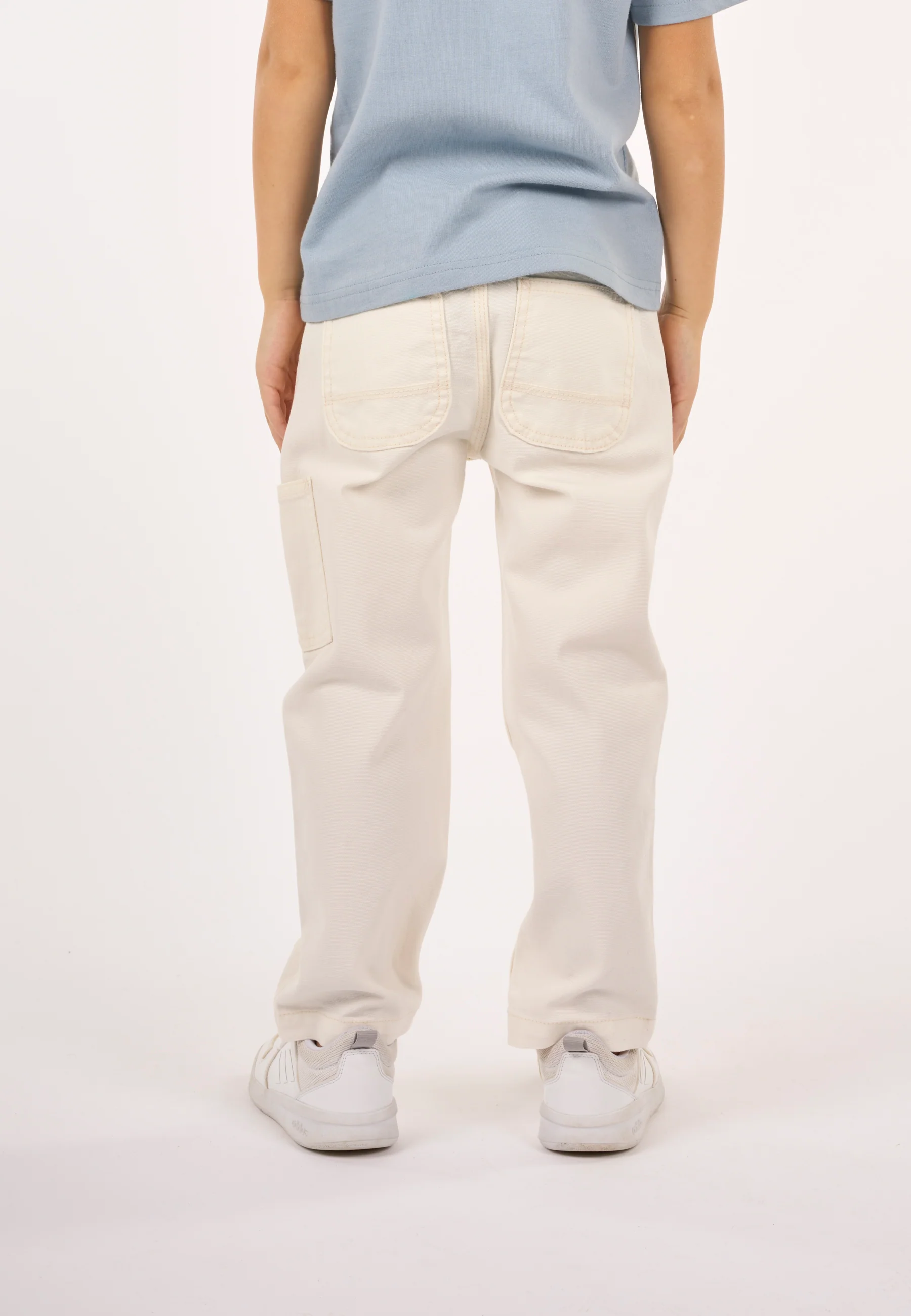 Wide fit pant - Star White - Image 3